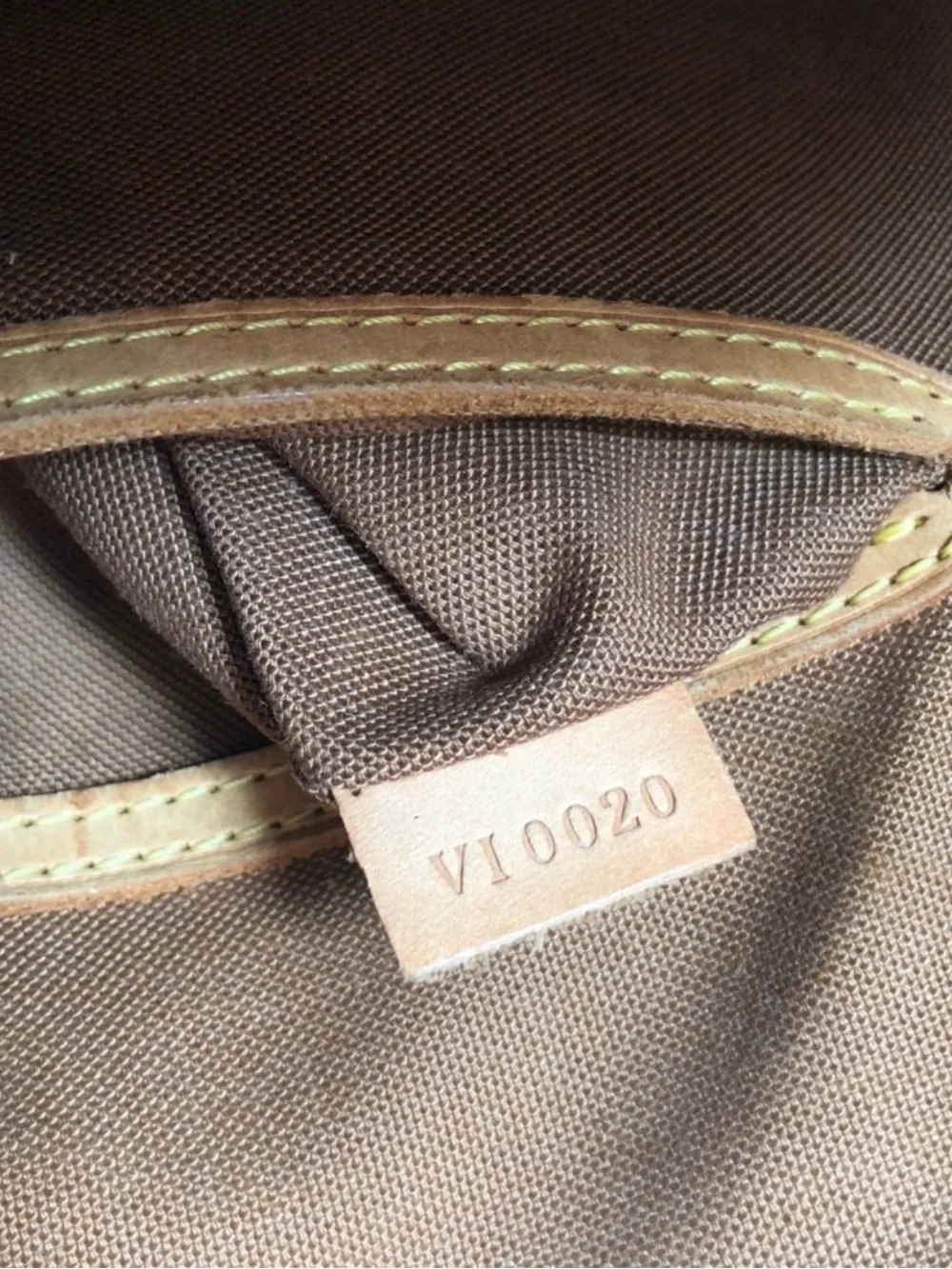 Louis Vuitton Alma PM Monogram Handbag with Pink Scarf